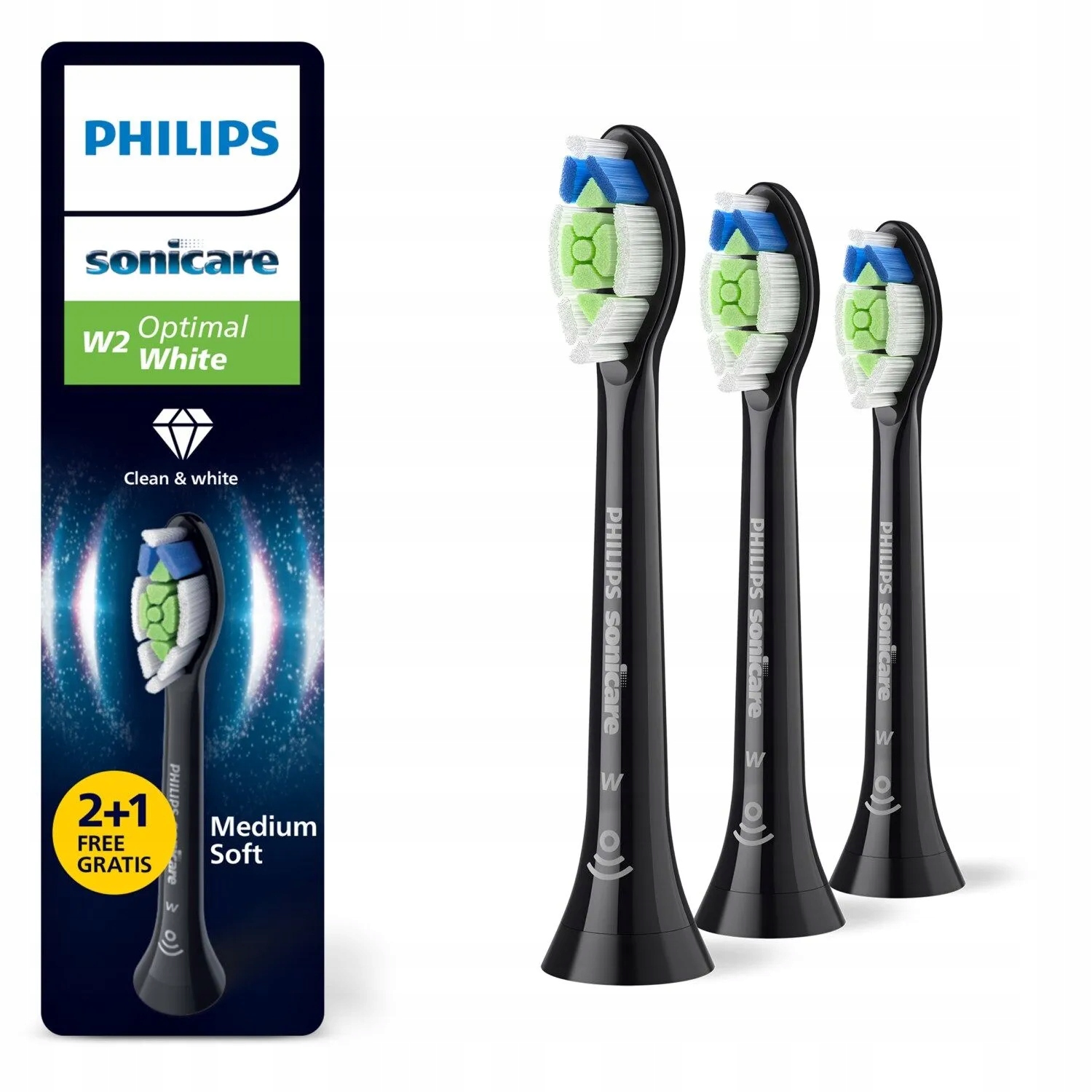Końcówka do szczoteczki Philips oryginalna Sonicare 3 szt.