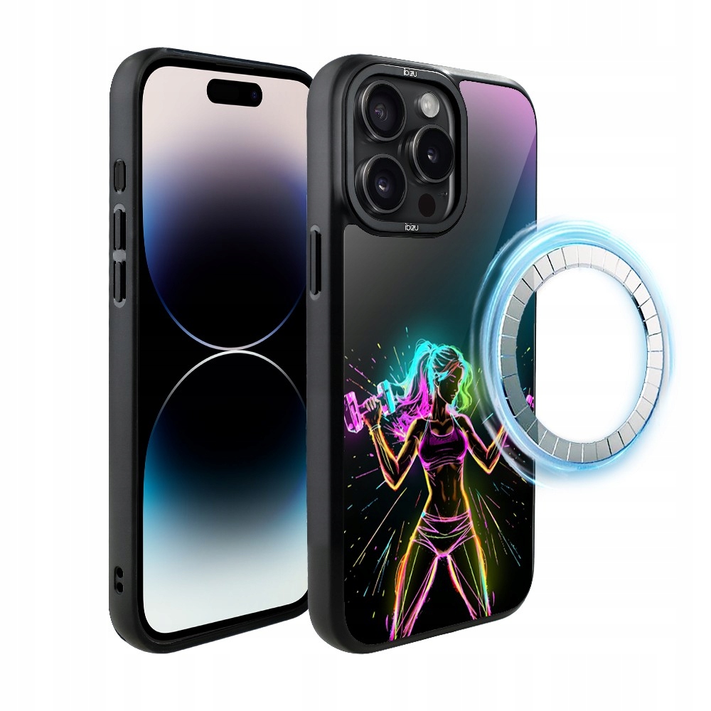 Pouzdro Ibizu DropGuard Matné s MagSafe, Fitness Vibrations a odolností proti vibracím pro iPhone 14 Pro Max