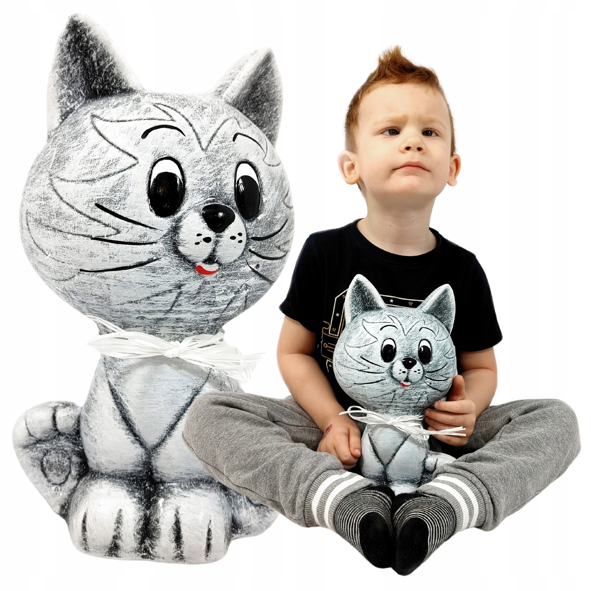 Kočka Pokladnička Velká Jménem Váš Nápis Text Keramické Jméno K Rozbití