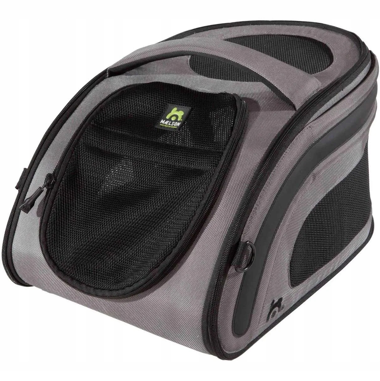 Maelson Snuggle Kennel materiałowy transporter dla psa lub kota Ciemnoszary