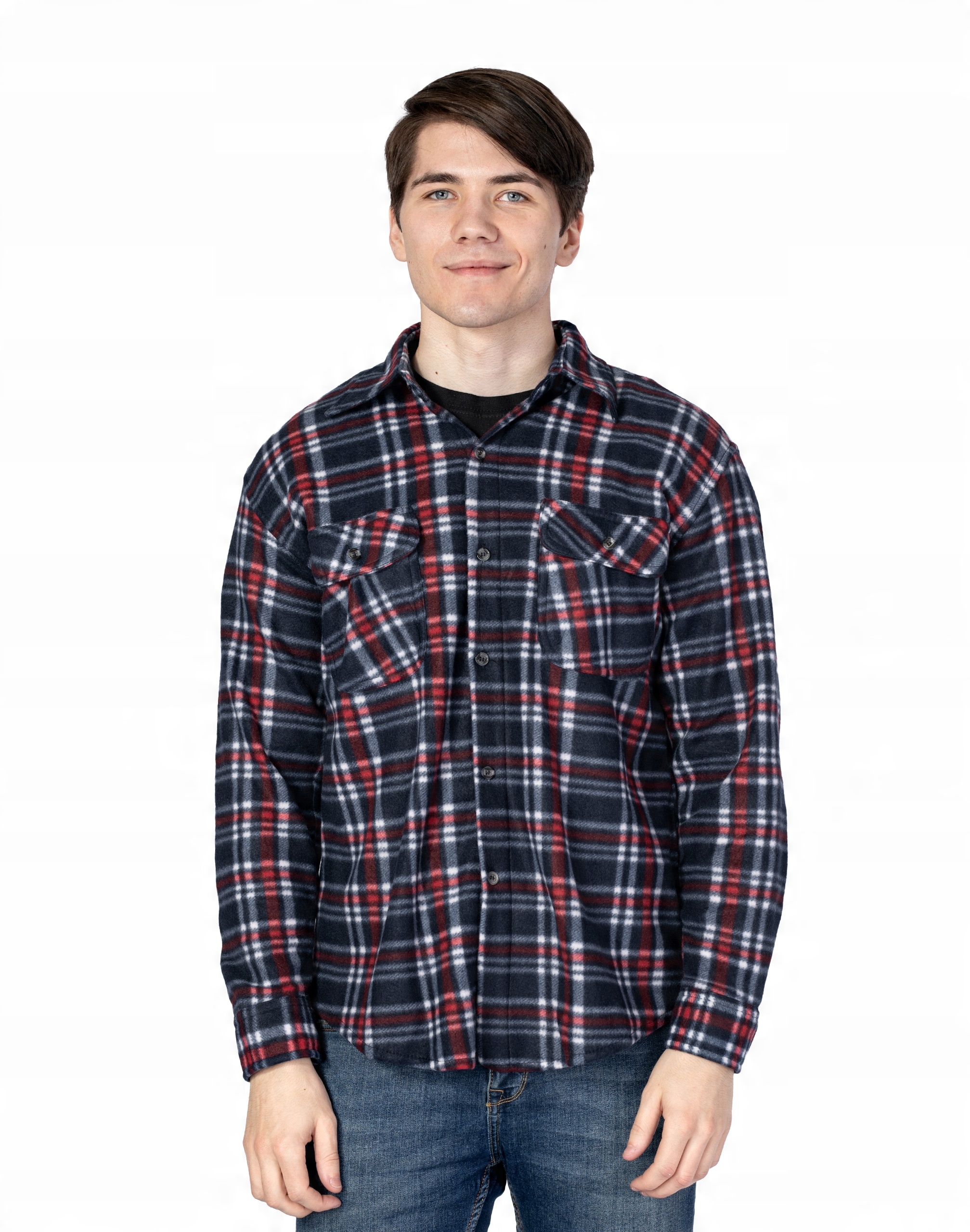 

Ciepła Koszula Polarowa Ocieplana 8014-03 r L/XL