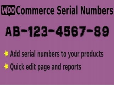 Wtyczka Easy Serial Numbers For Woocommerce