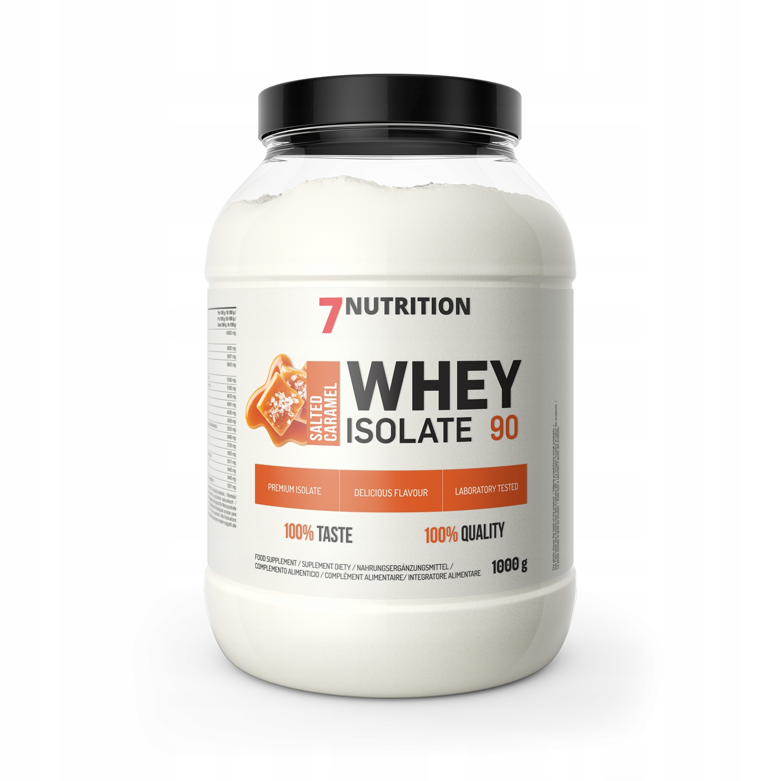 7NUTRITION Whey Isolate 90 1 Kg Protein Izolát Příchutě