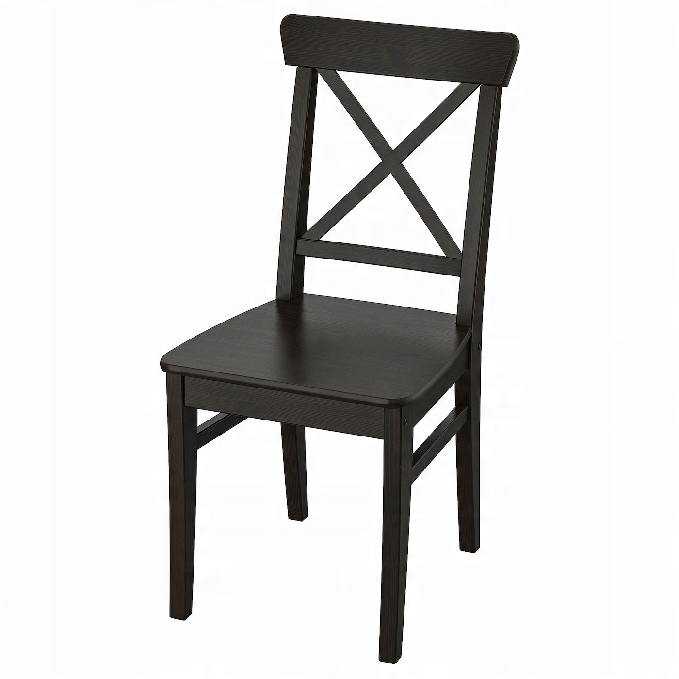

Ikea Ingolf Krzesło - brązowoczarny