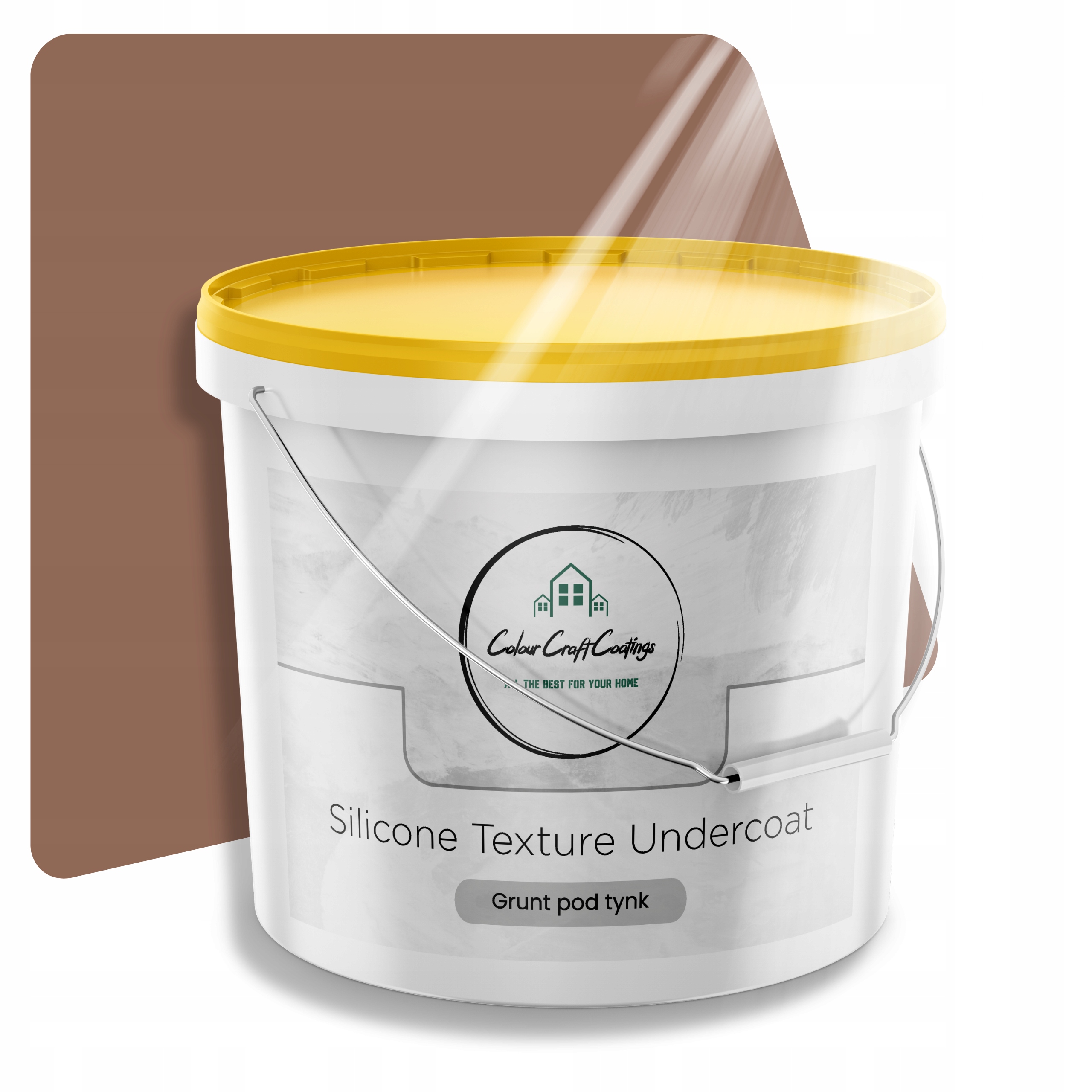 Silikonová omítka pod omítku 15 kg Hnědá F516