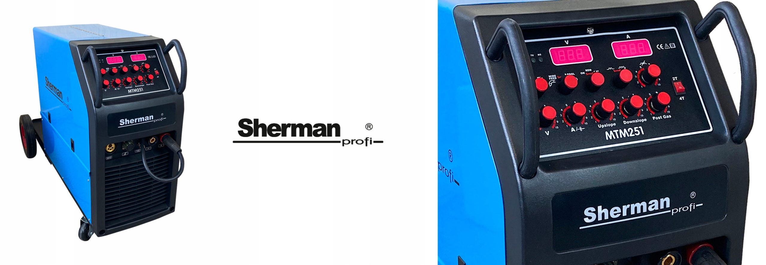 Spawarka inwertorowa MIGOMAT TIG MIG SHERMAN 251 Metody spawania MIG/MAG MMA TIG