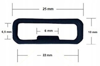 5X SZLUFKA DO PASKA PASEK GARMIN FORERUNNER FENIX 5 6 7 PRO SOLAR 22MM EAN (GTIN) 5904921158077