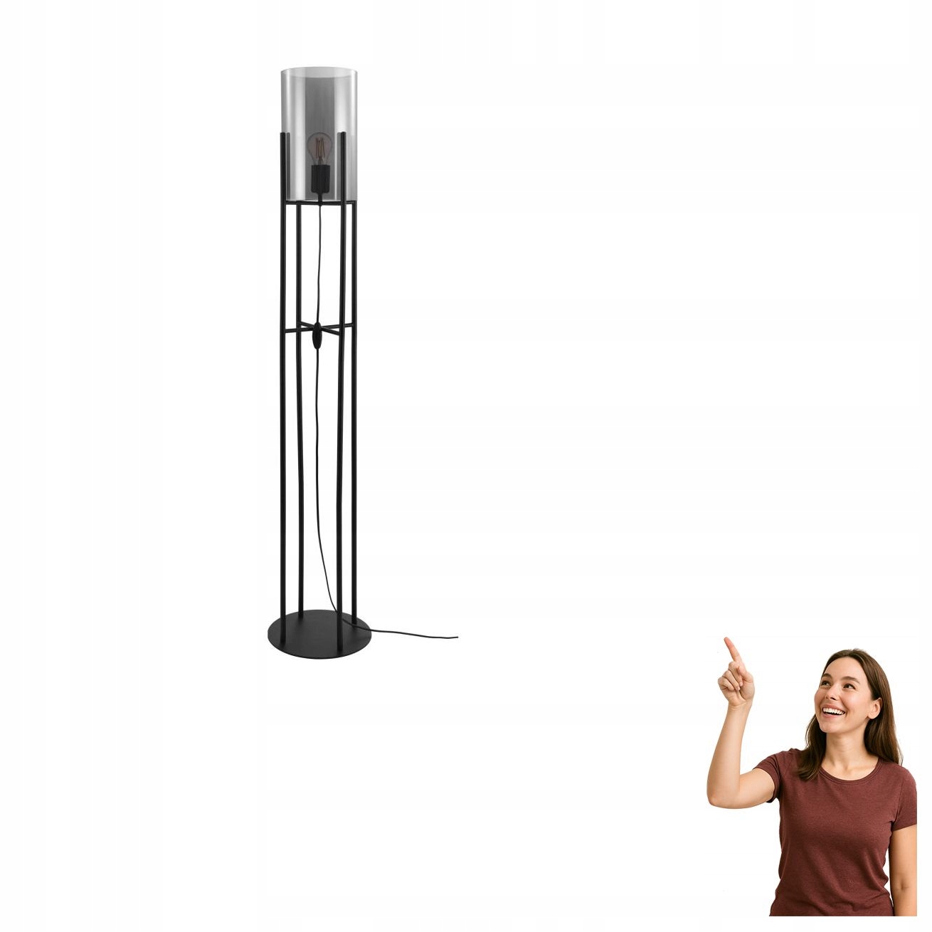 Podlahová lampa Glastonbury 43142 Eglo