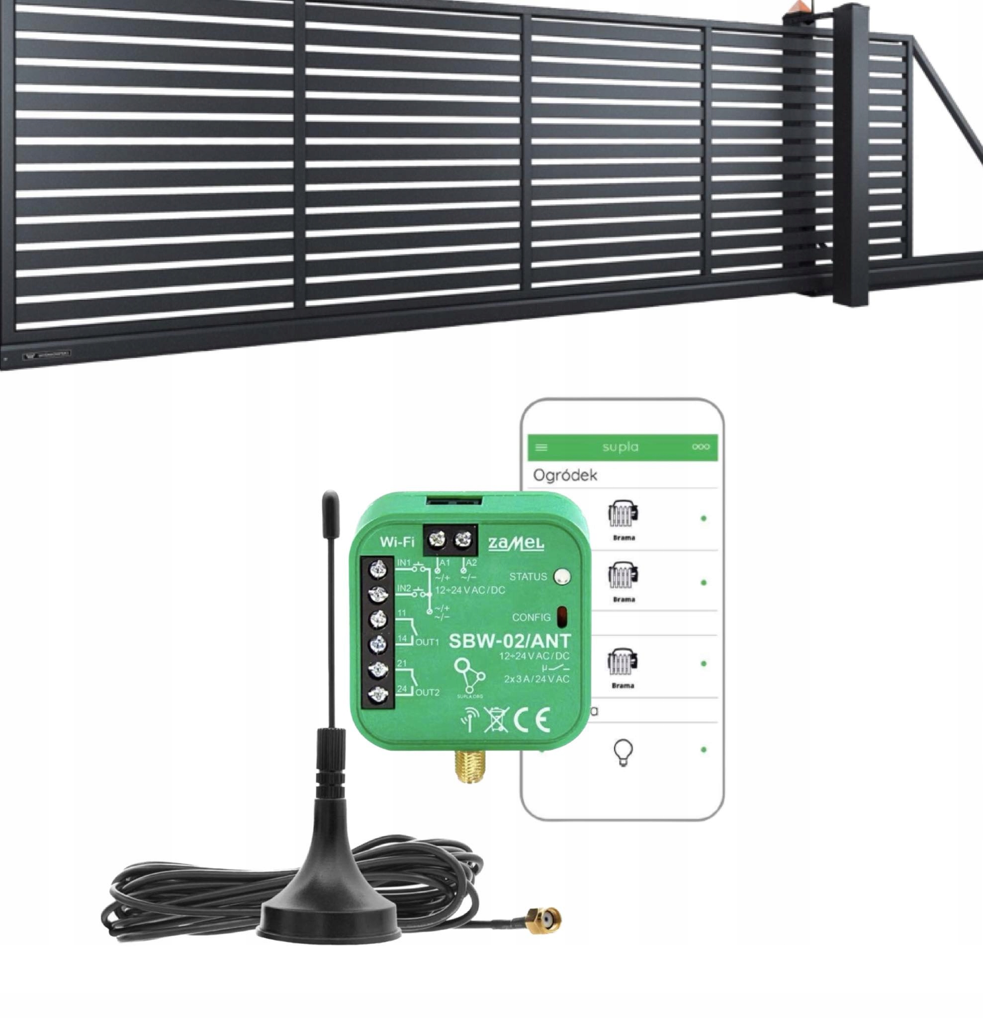 

Sterownik Bramowy Z Anteną Zewnętrzną SBW-02/ANT