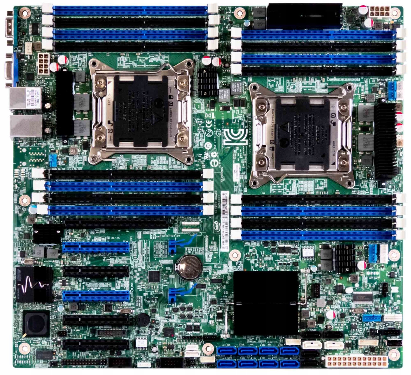 Intel S2600CP G50768-510 Dual Socket LGA2011 DDR3 Eatx Základní Deska