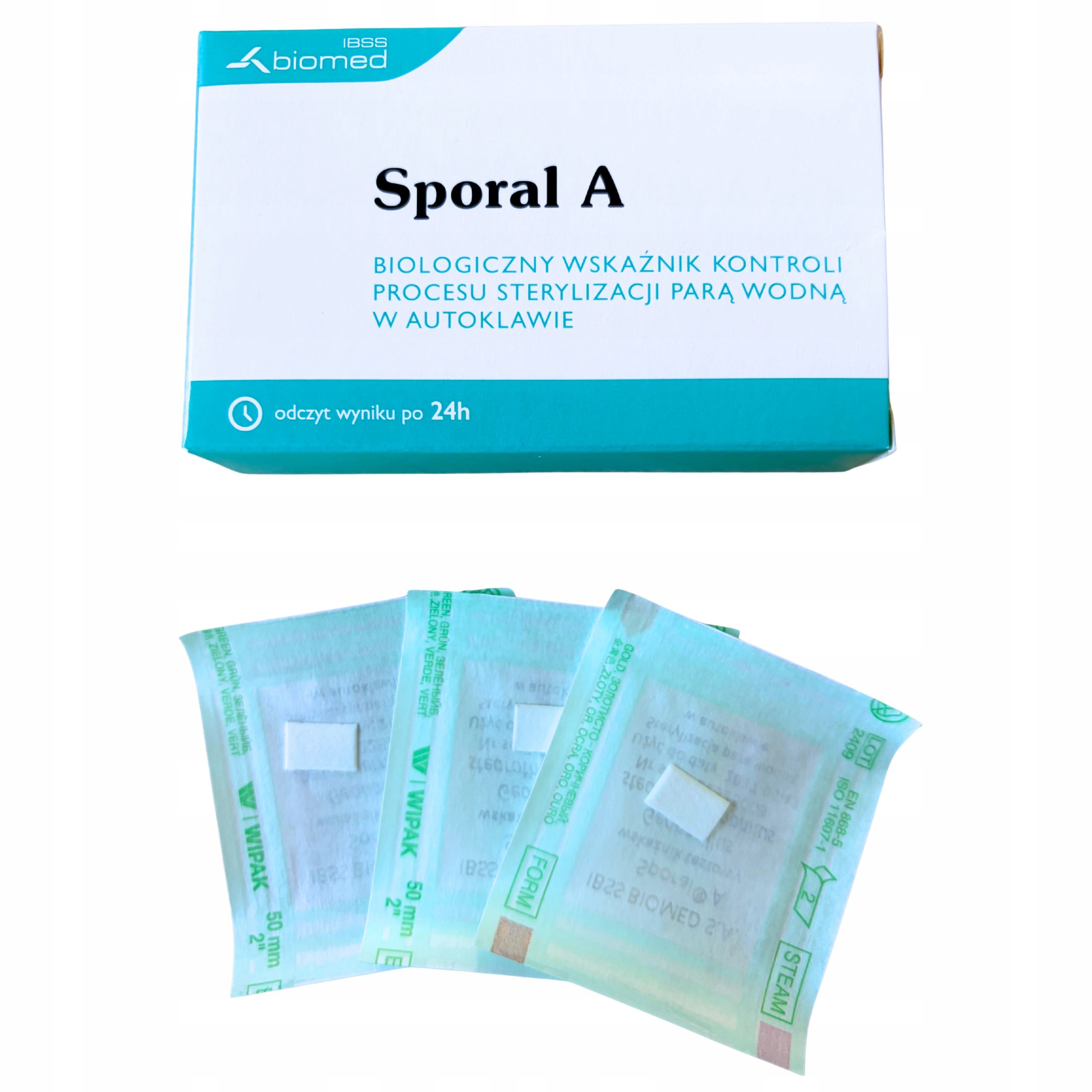 Test SPORAL A do sterylizacji Biomed 3 szt.