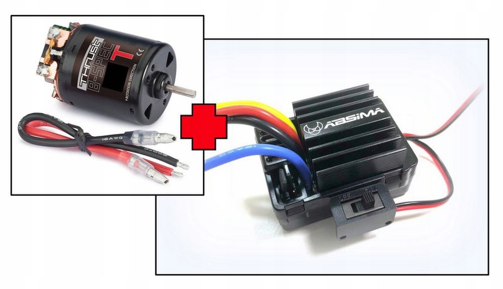 Elektromotor 540 kartáčový 14T160W+ESC40A