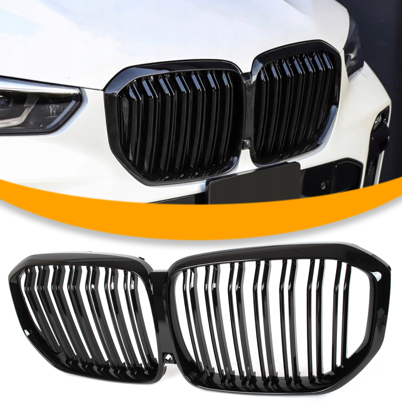 Ledvinka Grill Atrapa pro Bmw X5 G05 Performance Glossy Black Černá Lesklá