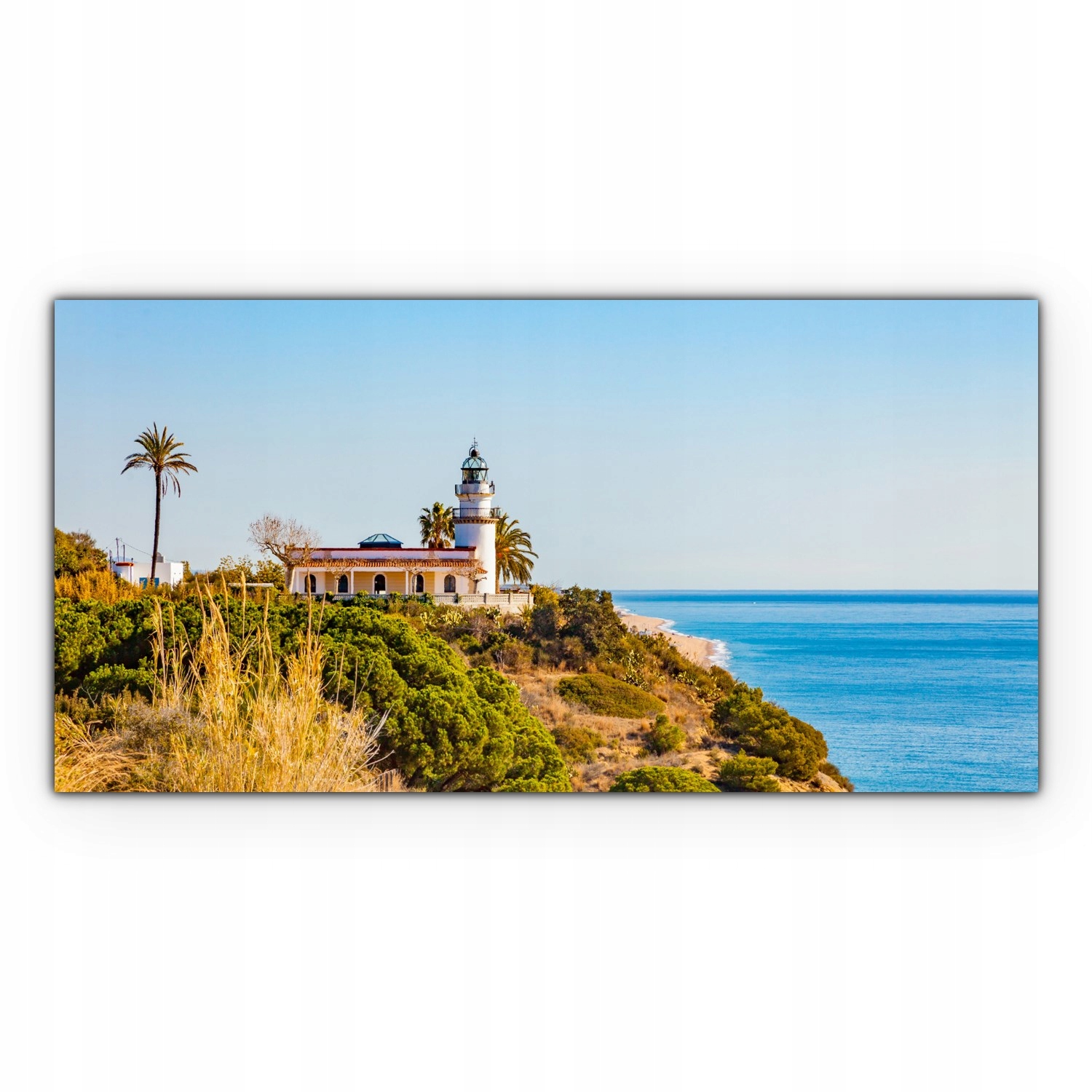 

Obraz na płótnie do salonu 140x70 Latarnia Morska