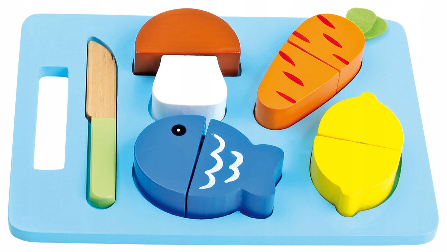 ZABAWKOWY ZESTAW DESKA DO KROJENIA Z AKCESORIAMI Rodzaj owoce i warzywa