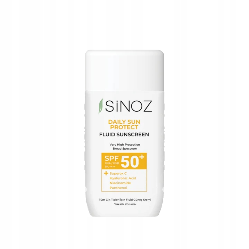 Sinoz Daily Sun Protect Fluid Sunscreen SPF50+ lehký opalovací fluid