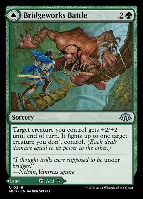 MtG: Bridgeworks Battle // Tanglespan Bri... (MH3)