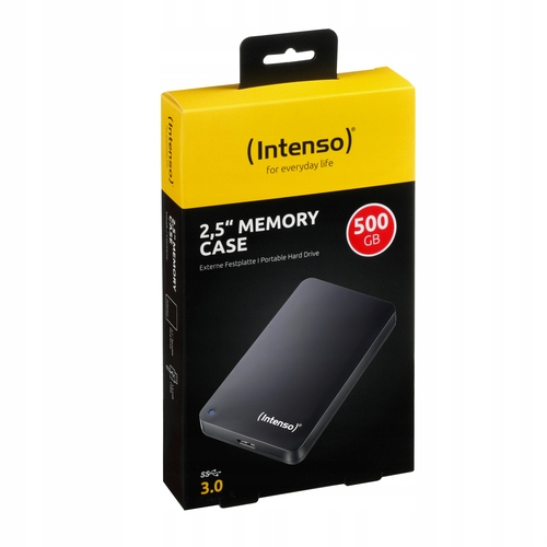 External Hdd Intenso 500GB Usb 3.0 Colour Black 6021530