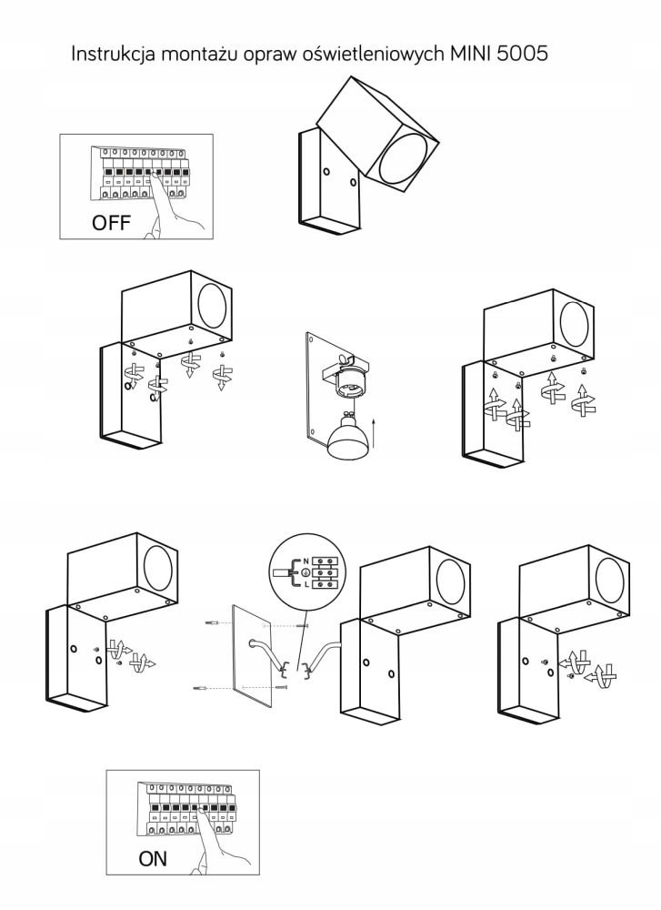 Kinkiet zewnętrzny Mini 5005 DG Suma Kod producenta 5005 DG