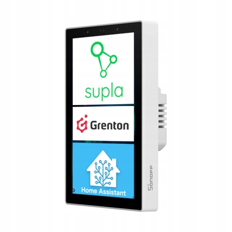 Wall Panel PRO-120 Supla, Home Assist, Grenton, Smart Home biely