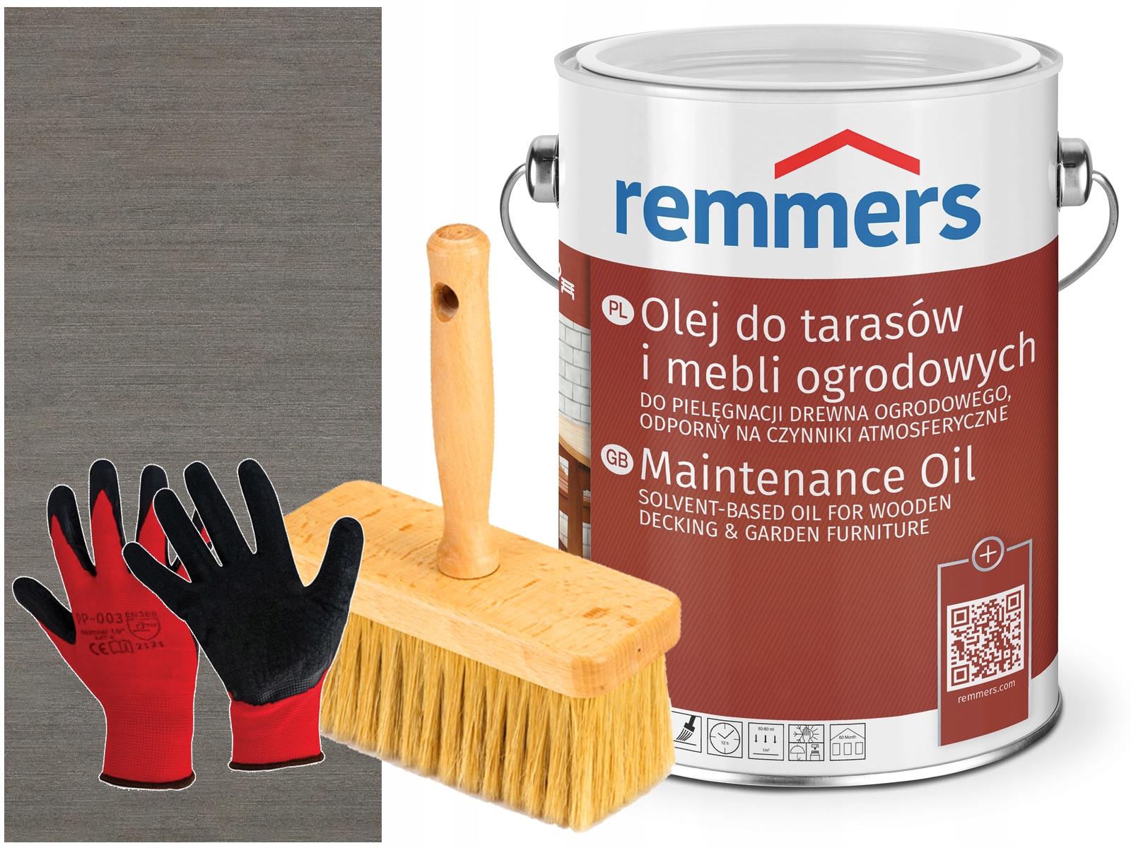 Remmers Pflege-ol olej na terasu Grafitový 10L