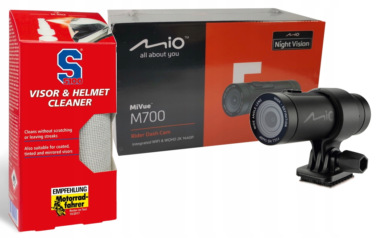 Mio MiVue wideorejestrator motocyklowy M700 WIFI ASMIOVM70000001 za 548 ...