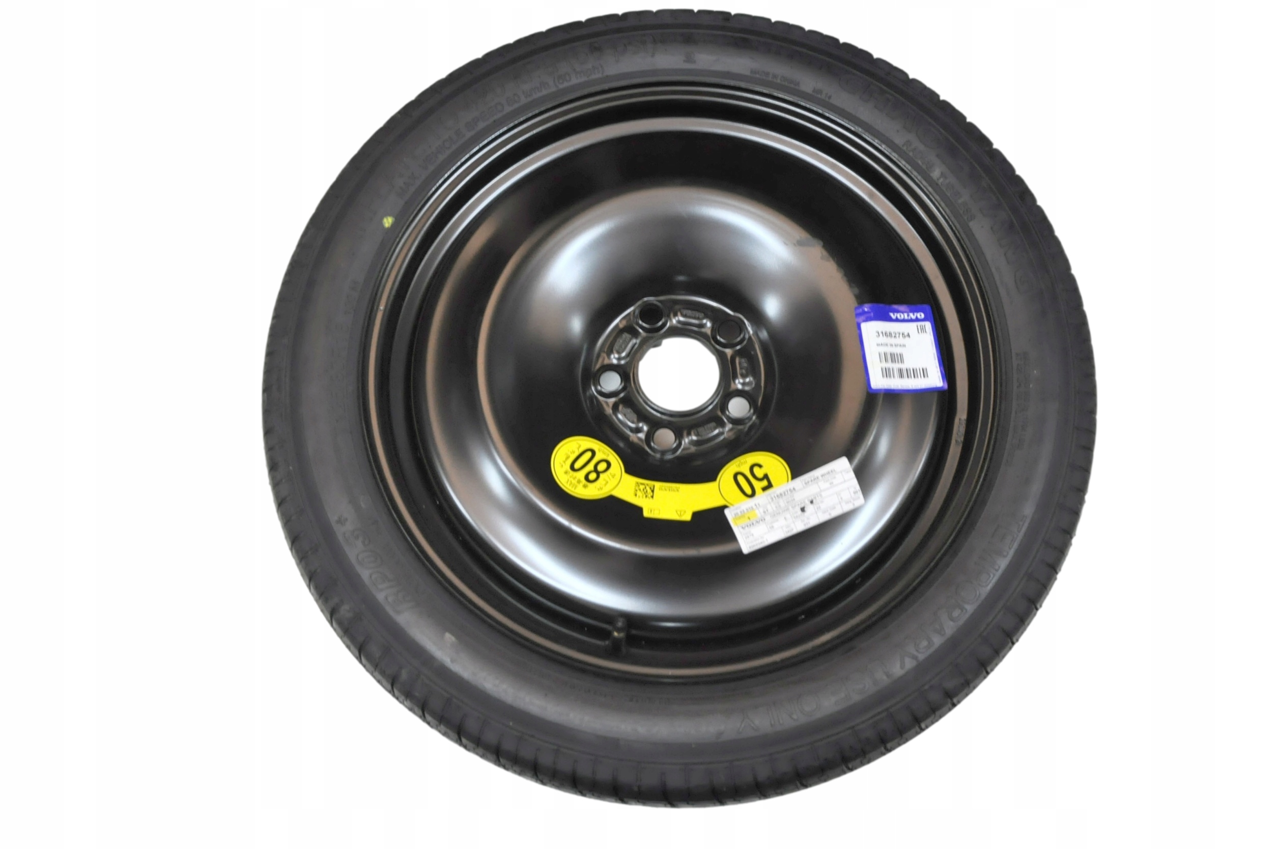 Volvo S60 V60 XC60 náhradné dojazdové koleso 17 Oe