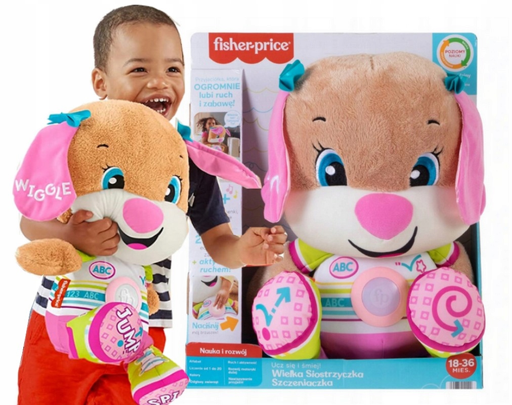 FISHER PRICE БОЛЬШАЯ INSTAGRAM ЩЕНКА