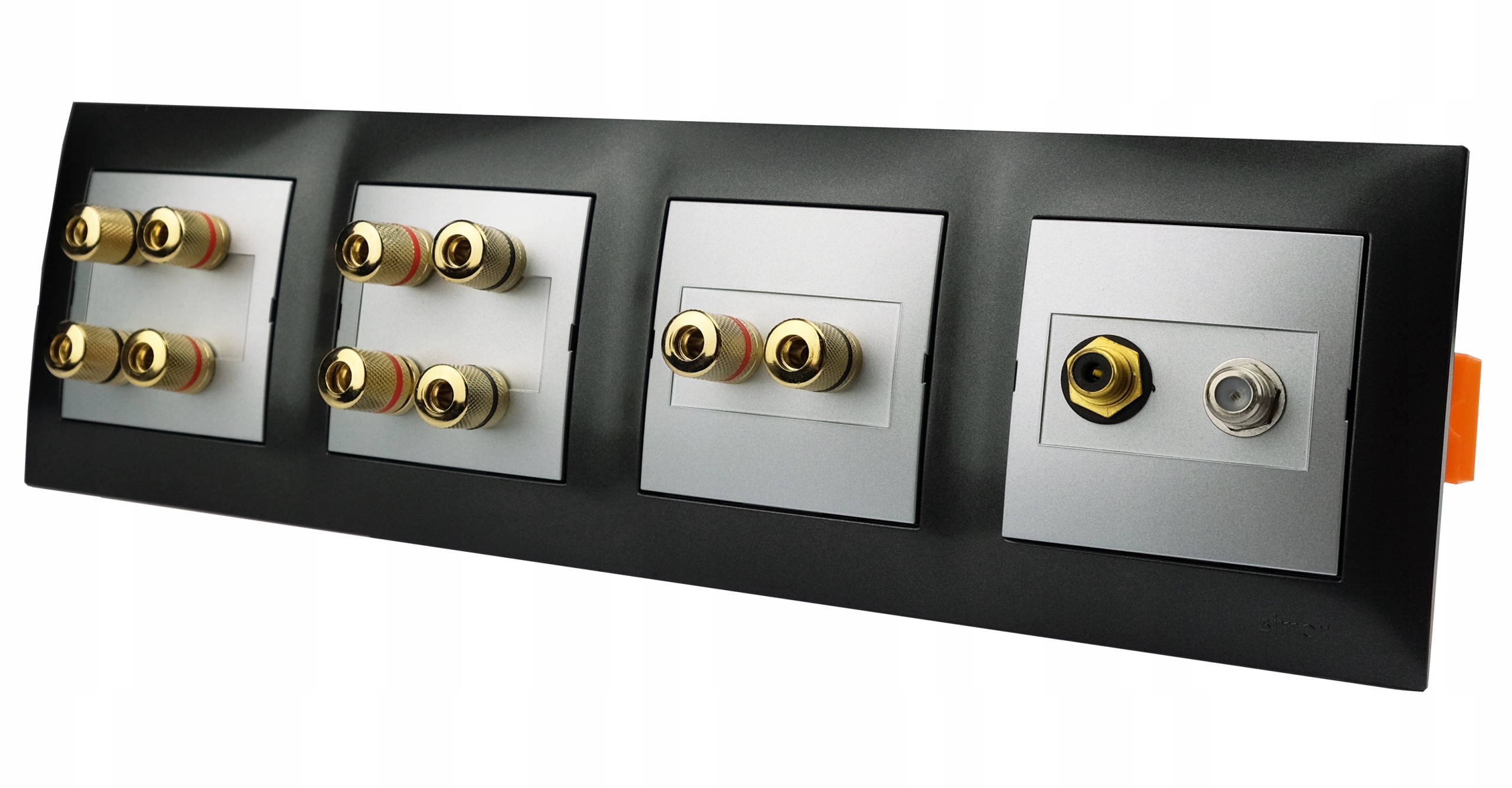 Gniazdo ścienne głośnikowe F RCA terminal 10G