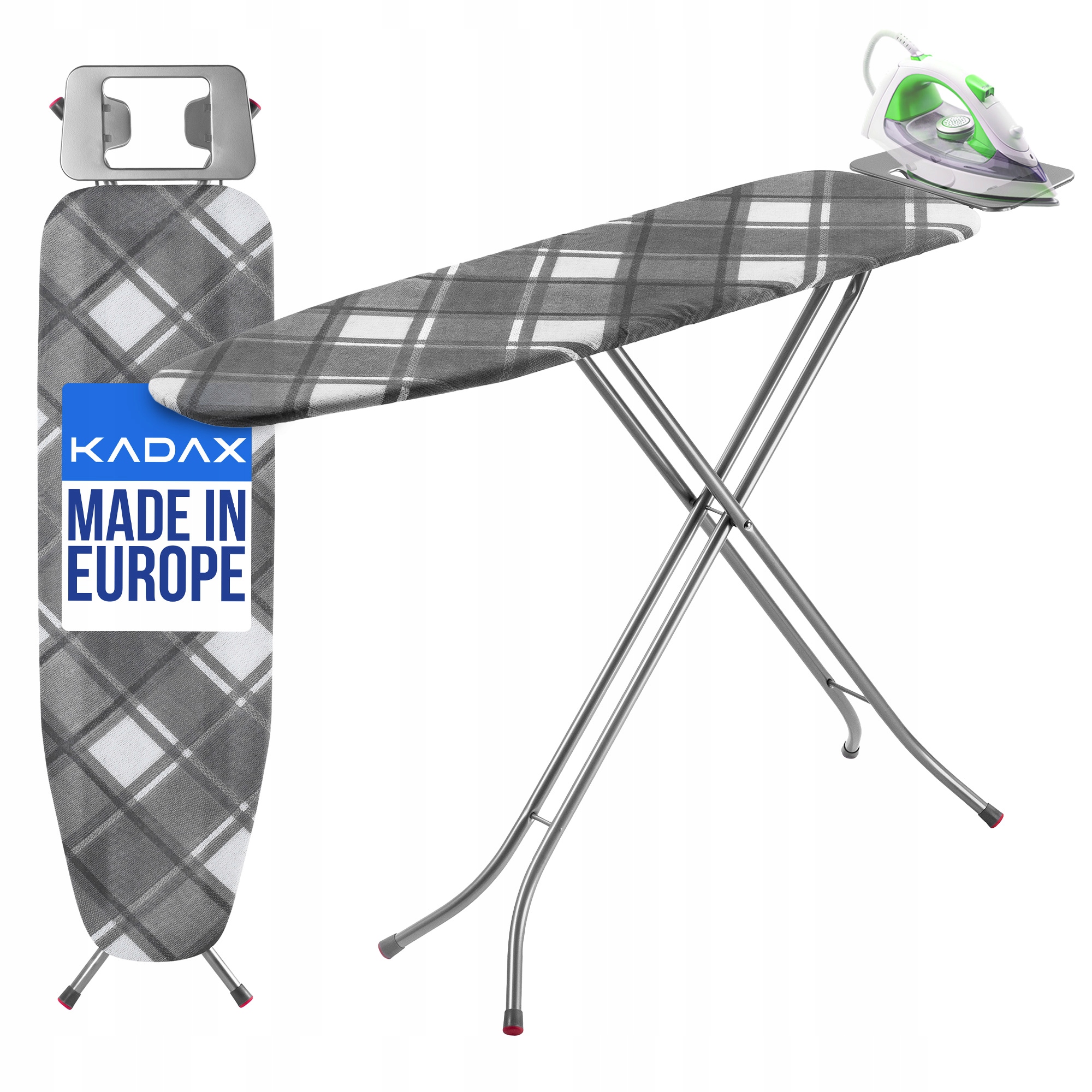 Levně Kadax Žehlicí Prkno 114 x 34 cm, skládací S Držákem Na Žehličku