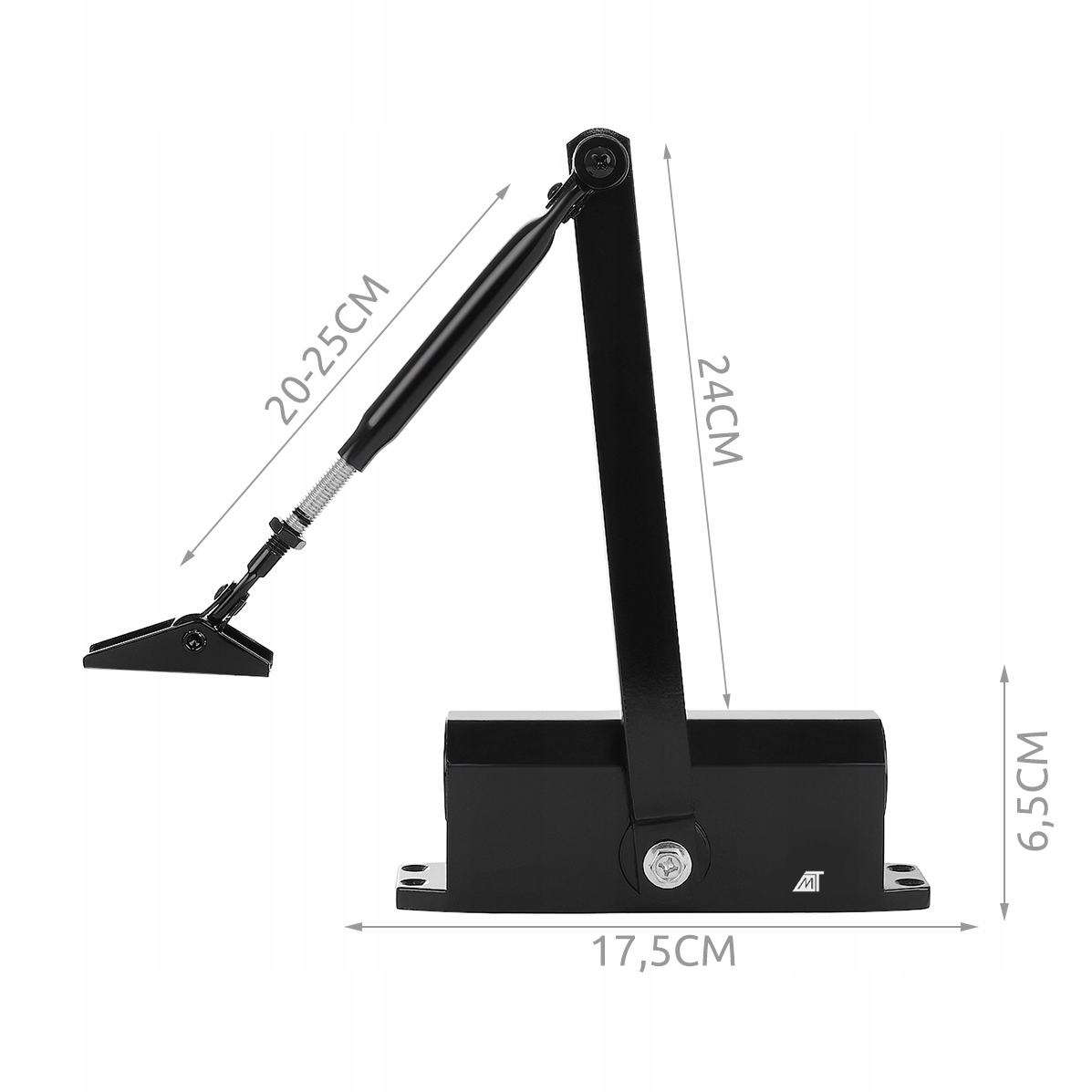 Дверний доводчик з кронштейном Door Closer Black Arm Closer Код виробника 23598