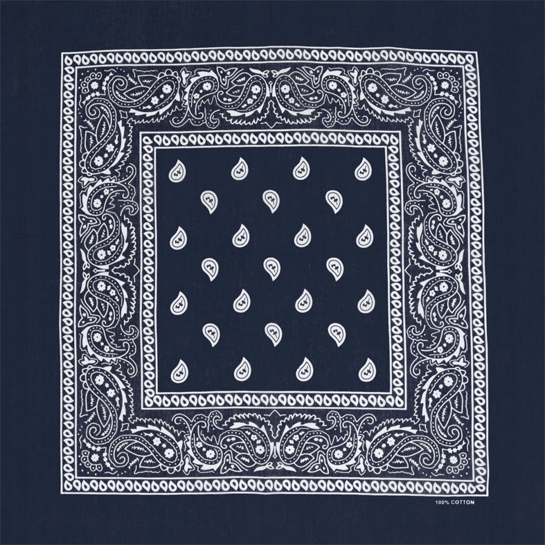 

Bandana Bandama Bandamka Chusta Paisley Granatowa