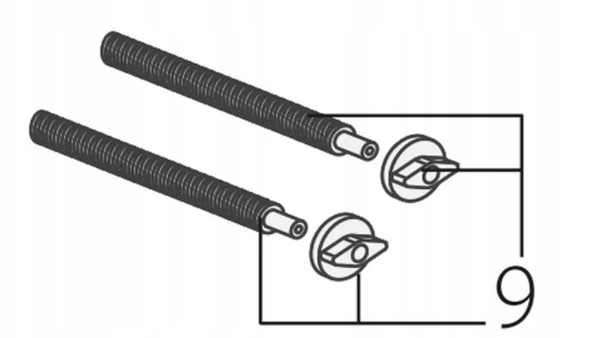 

Śruby do mocowania dużego przycisku Sanit 2 szt.