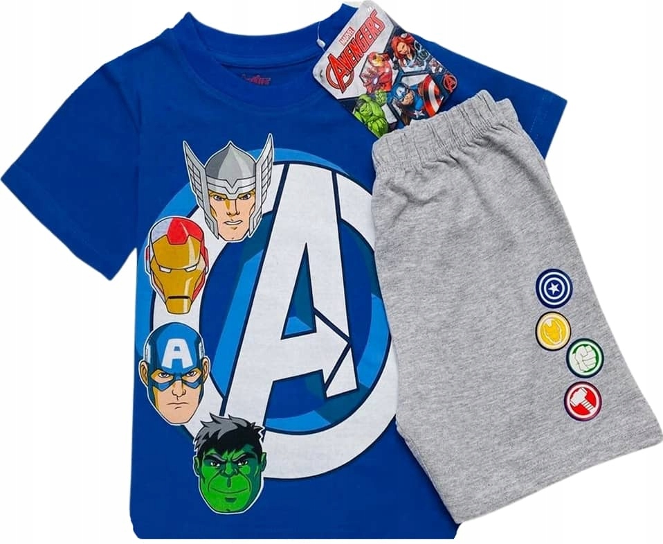 

Piżama chłopięca Avengers krótkie spodenki 134