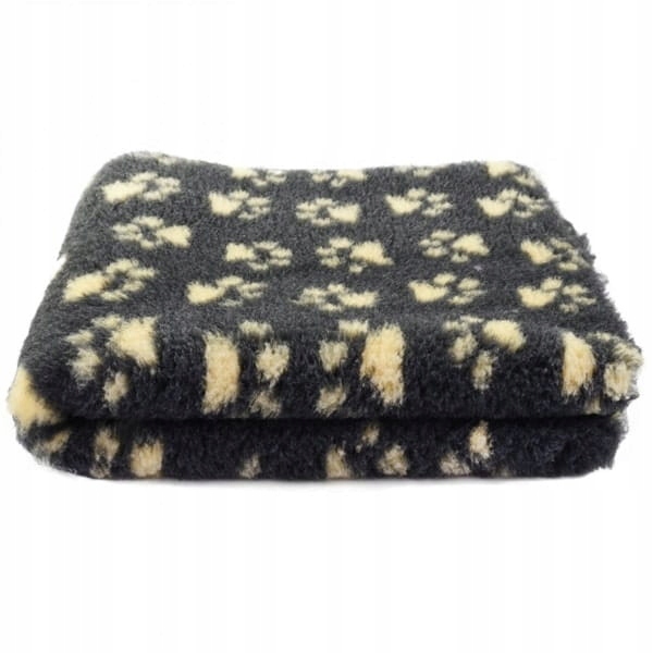 Levně Dry Bed A+ 75X100CM Pelíšek Grafitový S Malými Žlutými Tlapkami Blovi