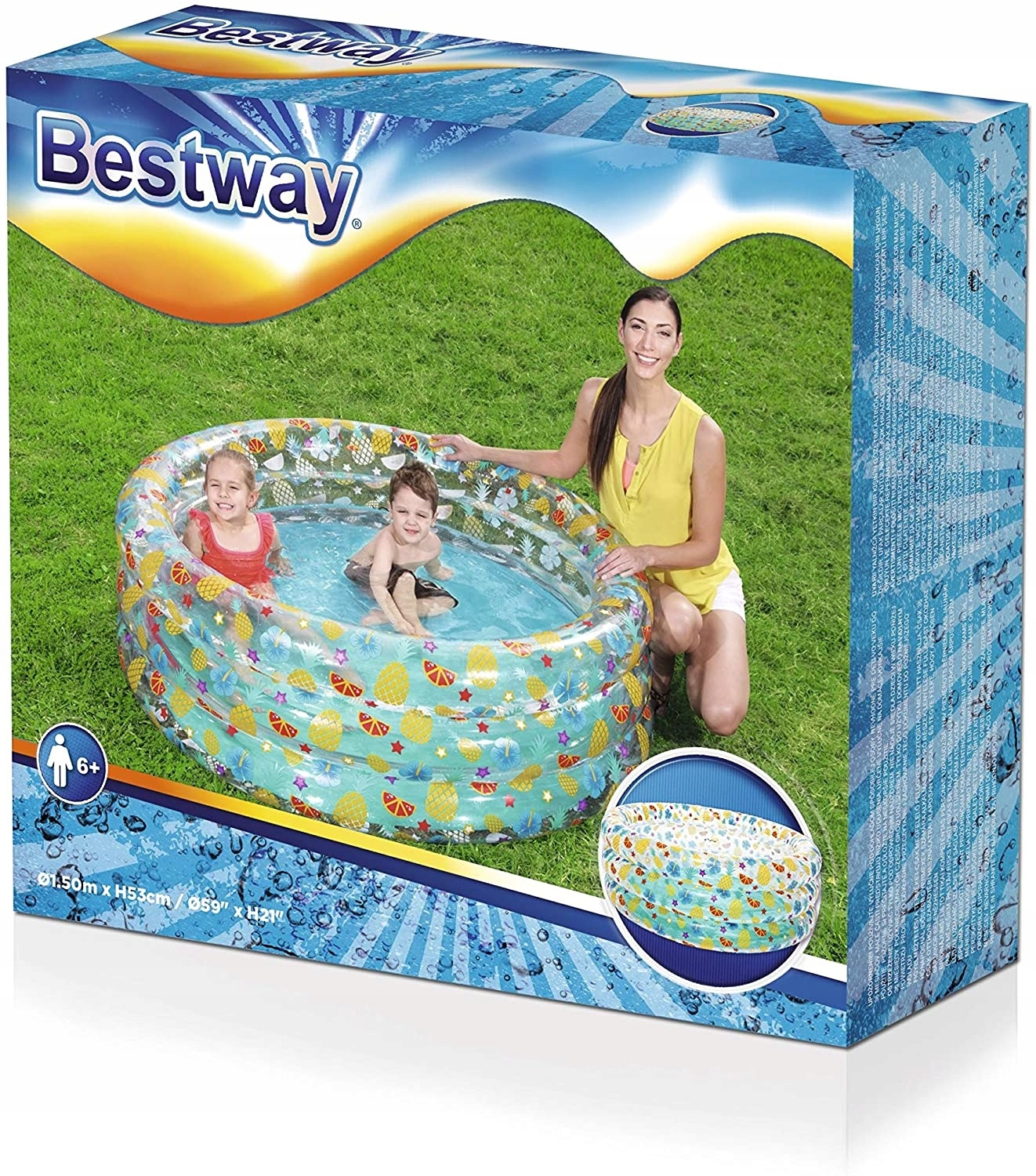 basen dmuchany owocowy 1,5m x h53cm BESTWAY | 51045 — 10