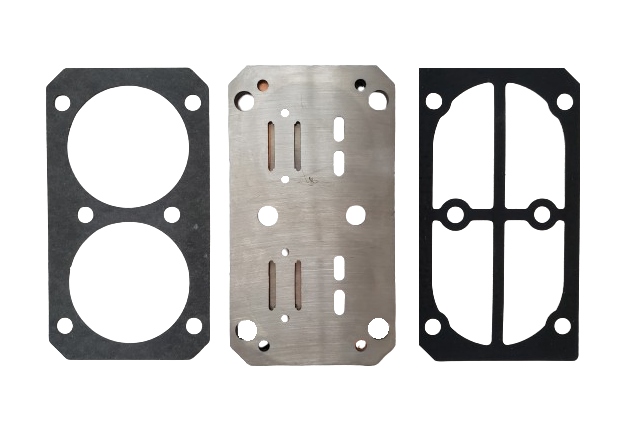 Płyta zaworowa z uszczelkami sprężarki kompresora Abac A29B A39B PAT24 38