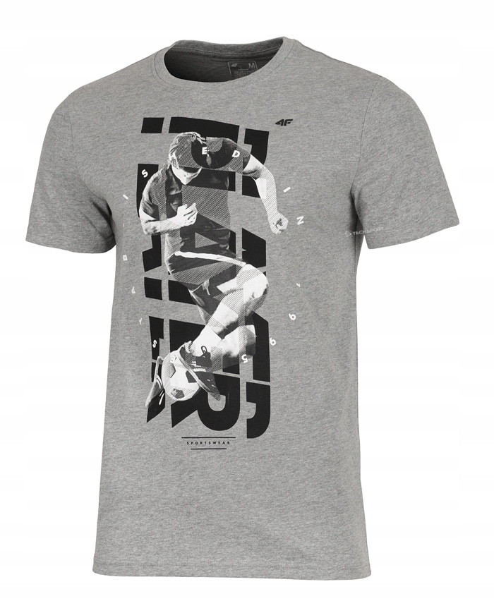 

4F Męska Koszulka T-shirt Bawełna / rozm XL