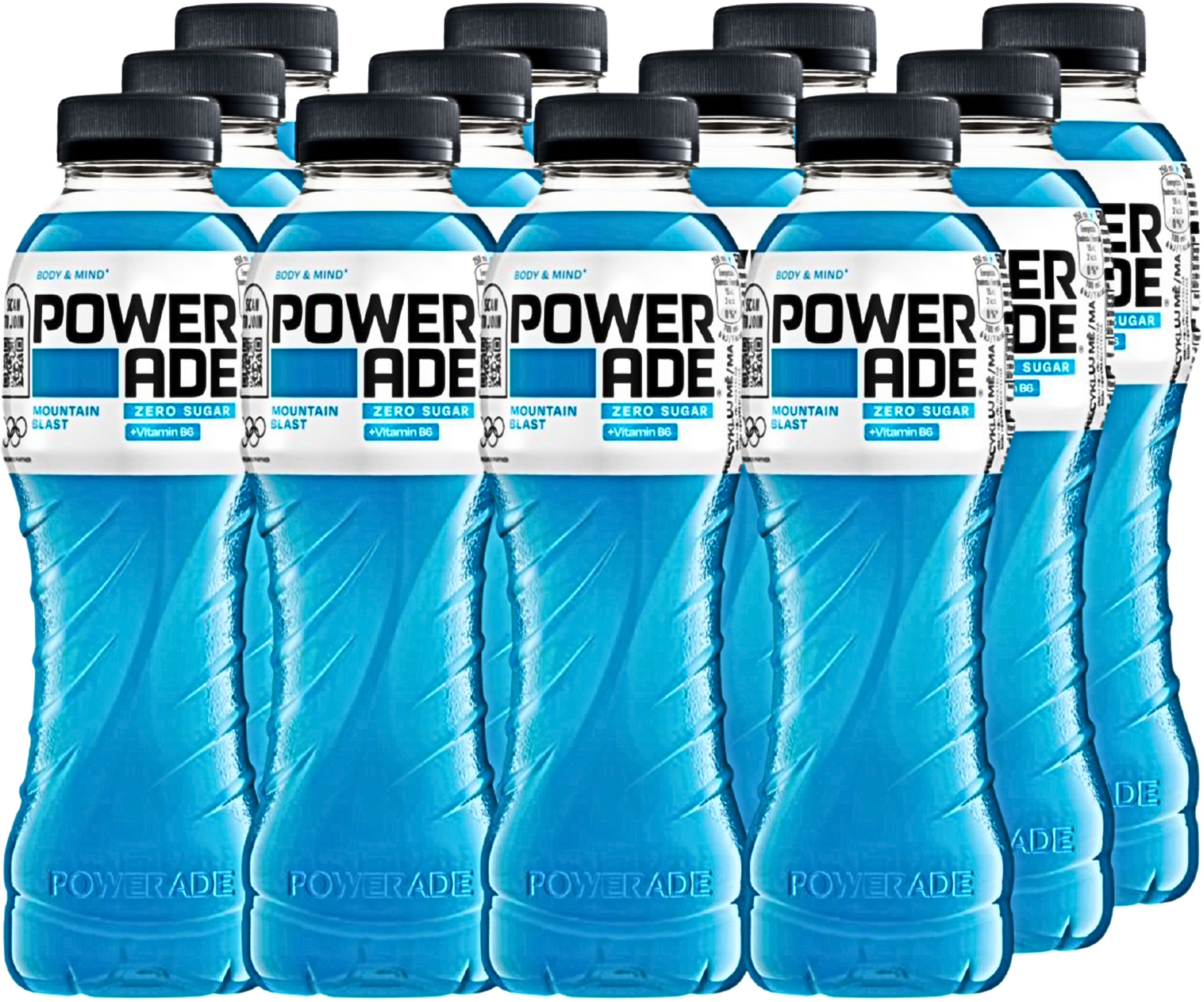 Powerade Zero Mountain Blast 12×500ml