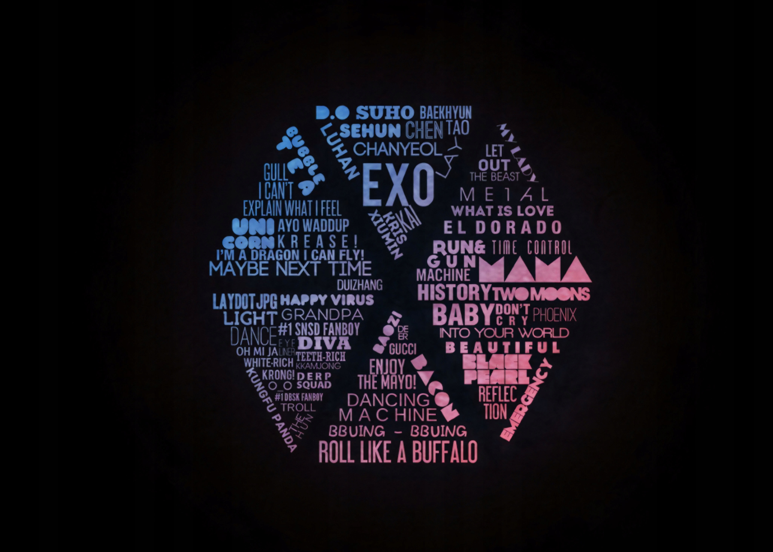 Taška přes rameno KPOP k-pop EXO Kód výrobce EXO