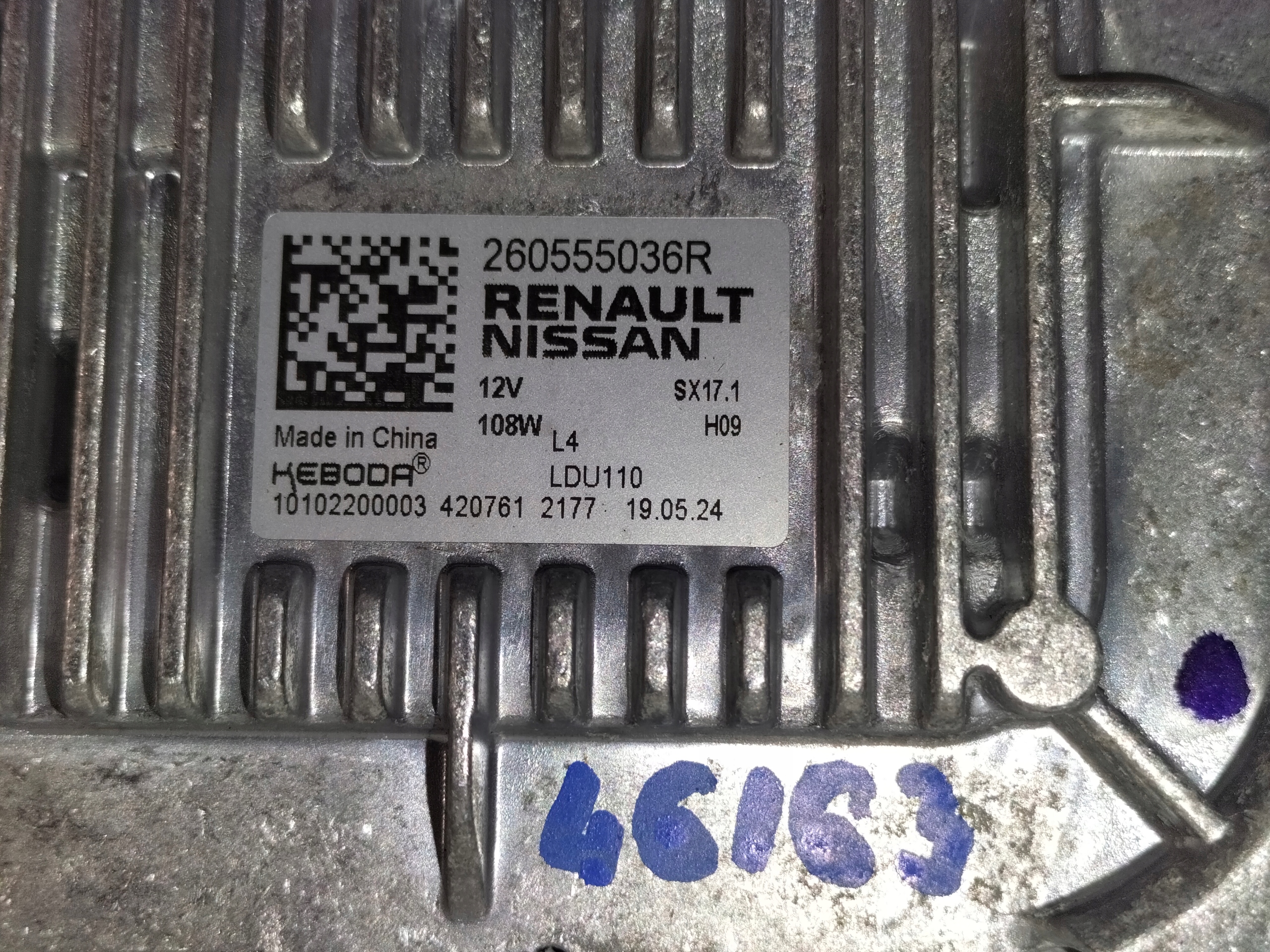 control unit module LED RENAULT MEGANE V AUSTRAL ESPACE VI 22- NISSAN