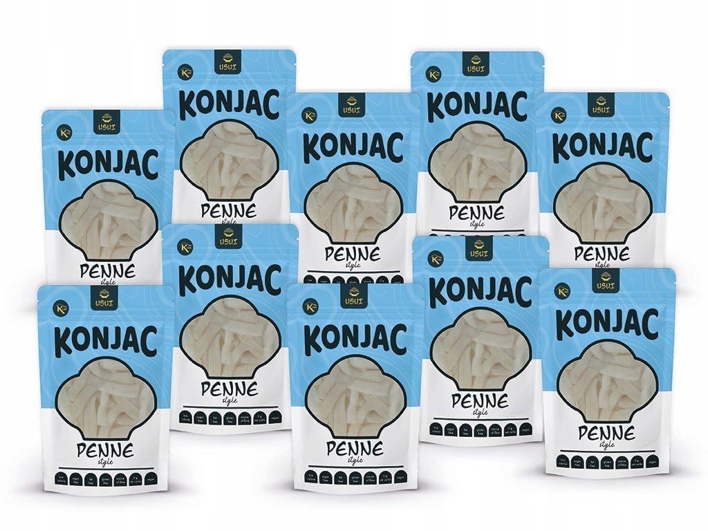 Levně Těstoviny Konjac Keto Penne Bezlepkové Bio Balíček 8+2 Zdarma