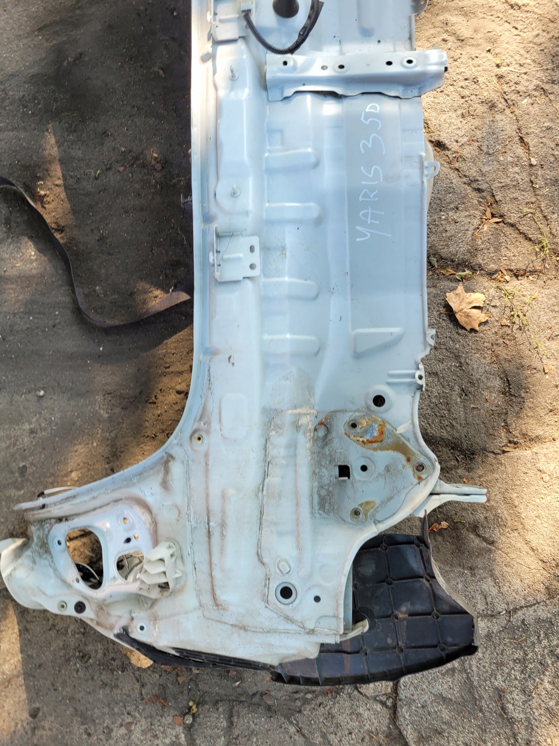 rear panel rear quarter TOYOTA YARIS III 5DRZWI