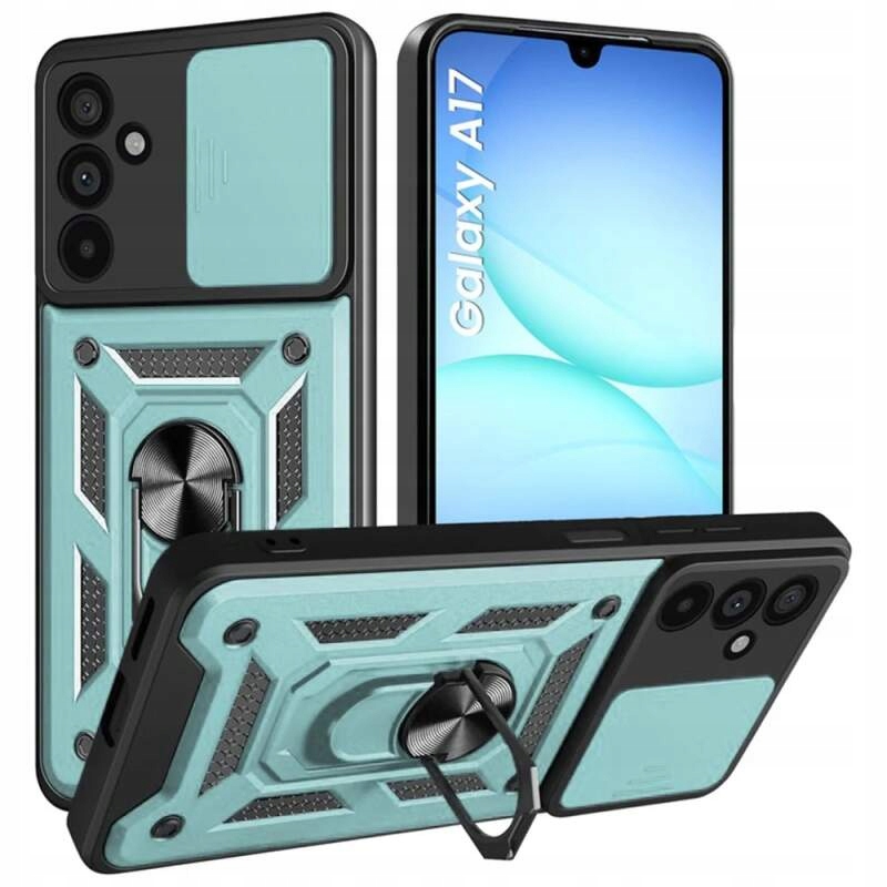 Techsuit etui z serii przesuwaną Samsung Galaxy A17 5G A17 4G zielone