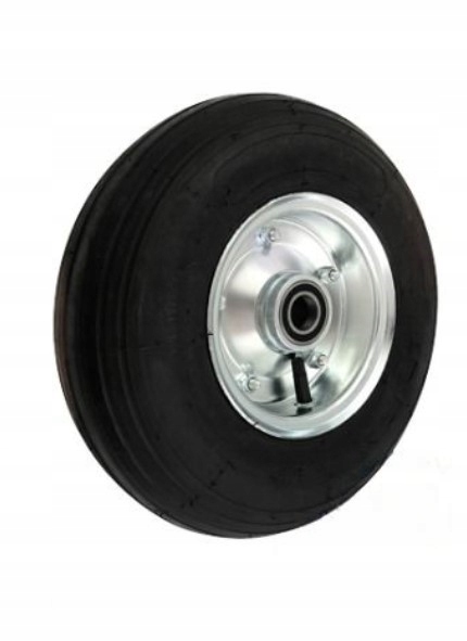 Pneumatické kolečko 330 mm, kovovo-gumové, náboj 20 mm, Lineární