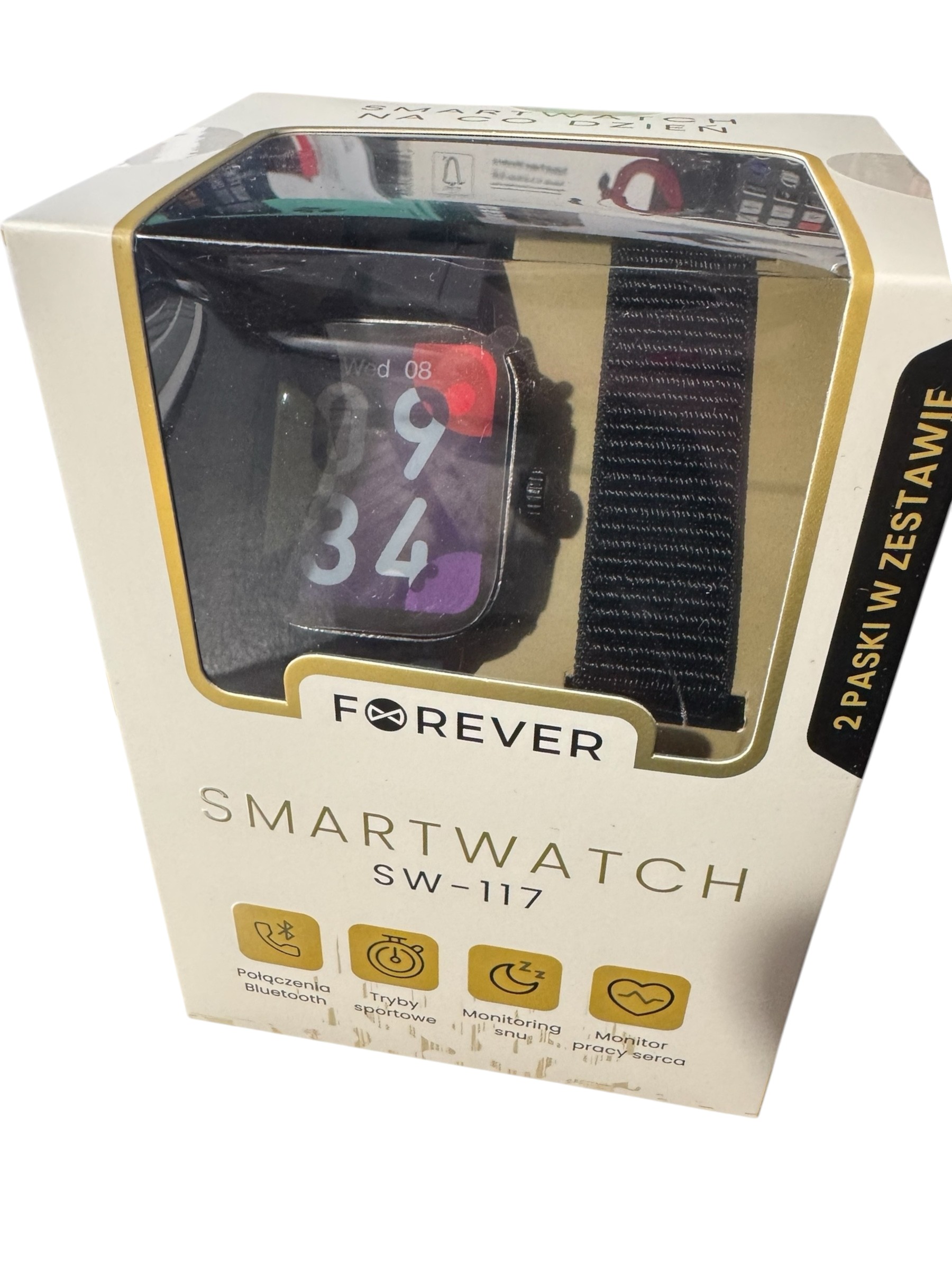 Forever Chytré Hodinky měření sportovních aktivit SW-117 2 řemínky 799