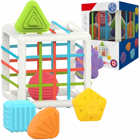 

Elastyczna Kostka Sensoryczna Sorter Kształtów