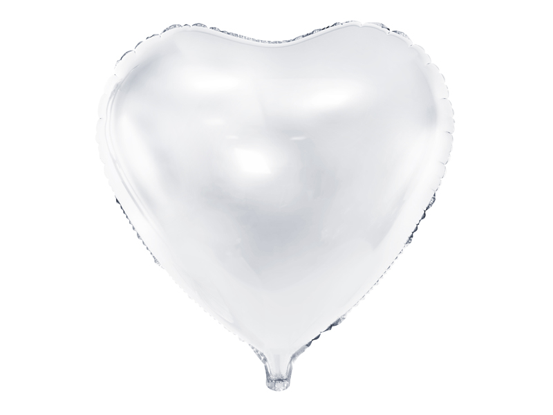 

Balon foliowy Serce 61cm biały Chrzest