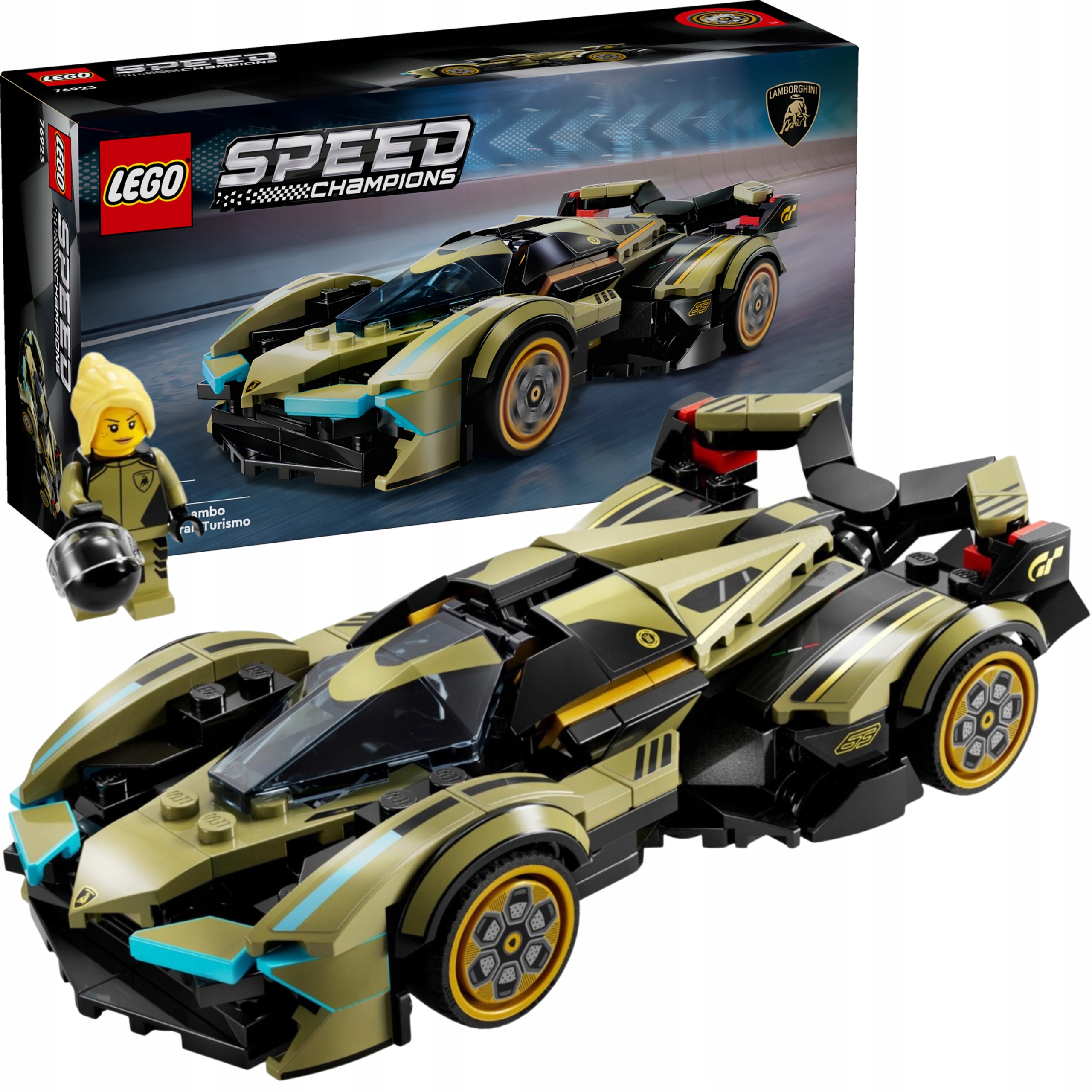 Lego Speed Champions Lamborghini V12 Gt Zestaw Klocków Premium