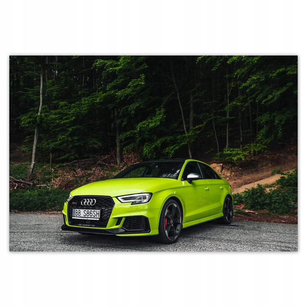 

Fototapety flizelina 152x104 Limonkowe Audi